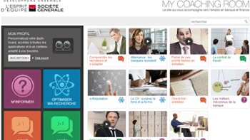 Marque employeur : la Société Générale lance MyCoachingRoom.com - © D.R.