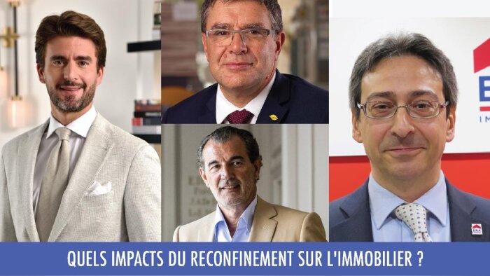 S. Kuperfis (Junot), J-M Torrollion (Fnaim), L. Vimont (Century 21) et E. Allouche (ERA) - © D.R.