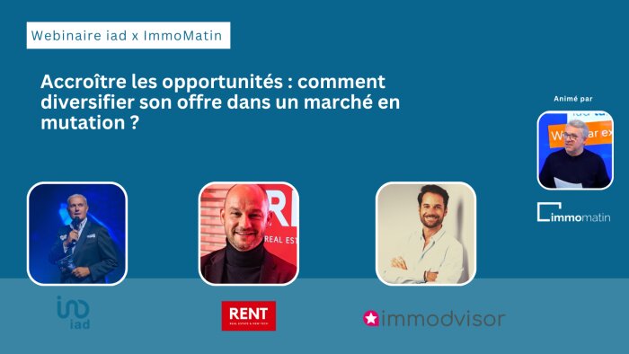 Webinaire iad x Immomatin, jeudi 19 juin 2025. - © D.R.