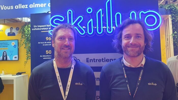 IA et GEPP : Hugues Peuchot et Nicolas Mutschler, cofondateurs de Skillup (Salon Solutions RH 2025) - © D.R.