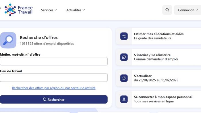 France Travail : le point sur la rénovation du portail numérique - © D.R.