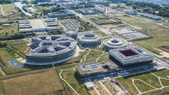 Le plateau de Saclay où se trouve la nouvelle Université Paris-Saclay - © @ AltiClic / EPA Paris-Saclay