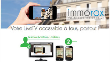 Créez des visites interactives en direct grâce à Immorox