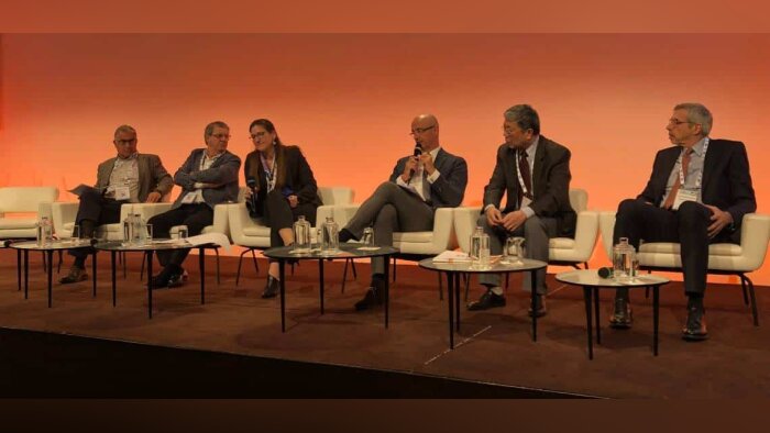 Table ronde avec les divers intervenants lors de la 14e matinée export et bourse de l’exécution le 1 - © D.R.