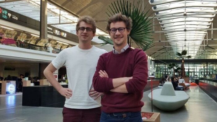 L’équipe de Brice Huet et Rémi Duvoux, cofondateur d’Okarito, rejoignent Swile. - © D.R.