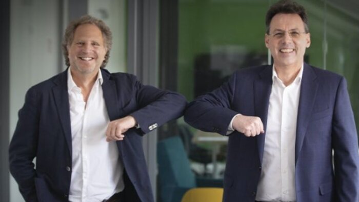 Consolidation dans le HCM : Jean-Stéphane Arcis (Talentsoft) et Pascal Houillon (Cegid) - © D.R.