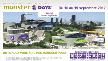 Les Monster eDays courtisent les jeunes diplômés