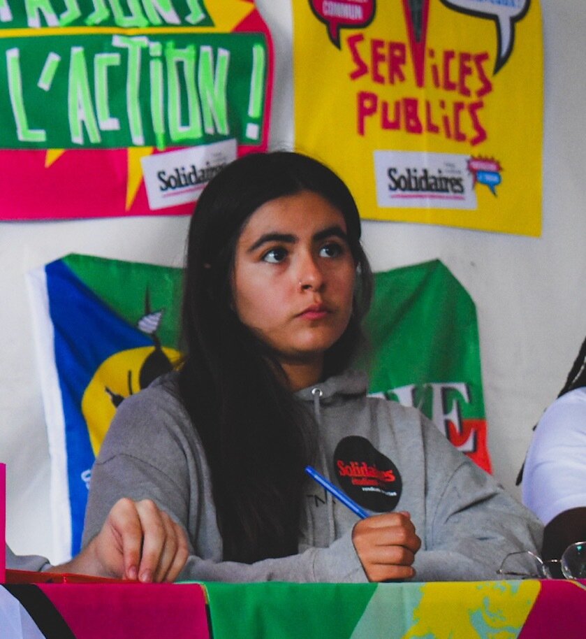 Lina Hernandez est porte-parole de Solidaires. - © D.R.