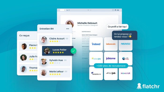 Flatchr V.3 : les nouveautés dans le logiciel de recrutement - © D.R.
