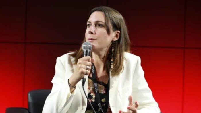 Think RH 2024 : Isabelle Hérault, DRH Univet, présente les contours du projet de transformation paie. - © Seb Lascoux