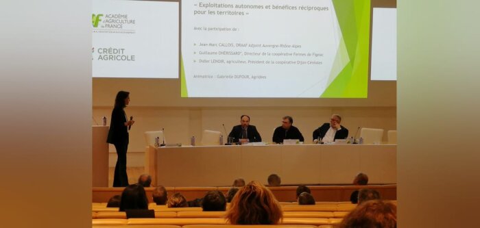 Didier Lenoir, président de Dijon-Céréales, est revenu sur le projet de méthaniseur de sa coopérativ - © D.R.