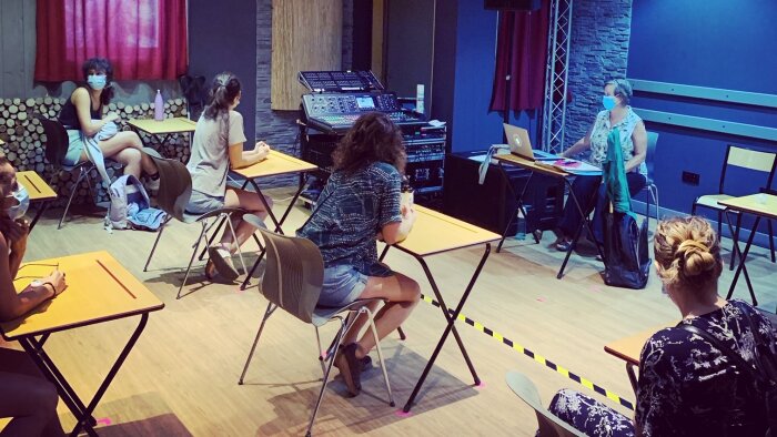 Le centre de formation du Studio des Variétés, à Paris (11e). - © D.R.