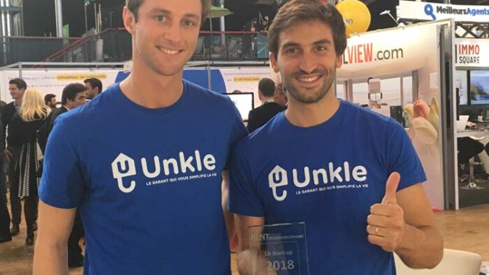 Unkle remporte le trophée de la start-up RENT 2018