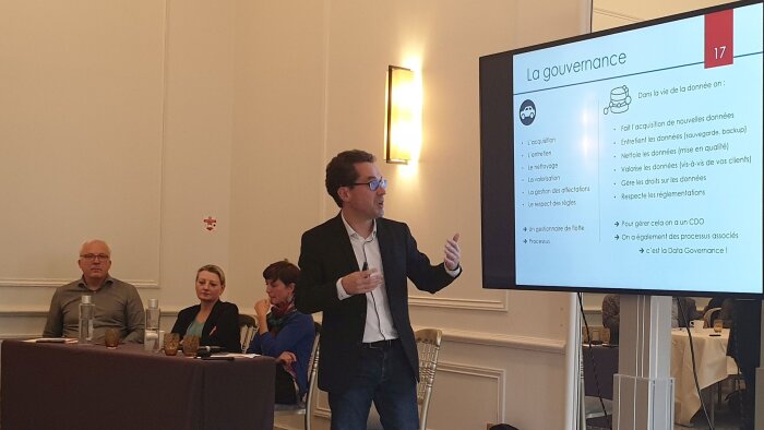 table ronde « Cercle SIRH data quality » (Rencontres du Digital et Performance RH, septembre 2022) - © D.R.
