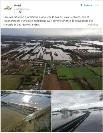 Inondations dans le Pas-de-Calais, la mobilisation se poursuit - © D.R.