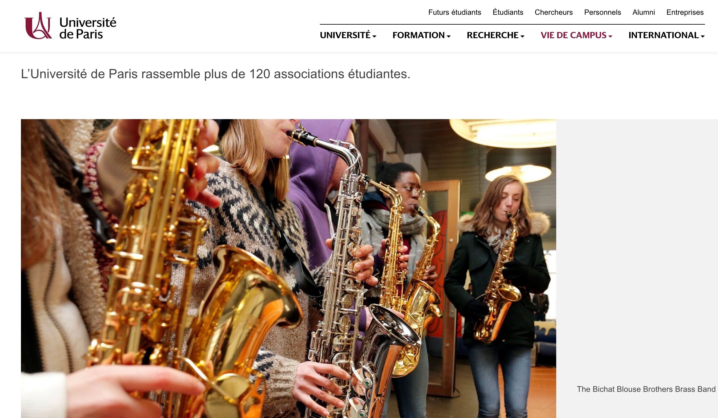 Université de Paris - © D.R.