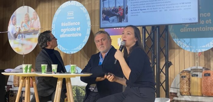 Inauguration de la plateforme Approv’Halles de Provins, 300 écoles fournies