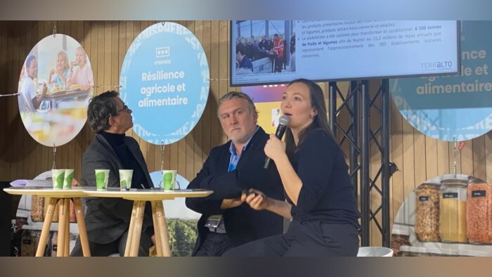 Inauguration de la plateforme Approv’Halles de Provins, 300 écoles fournies