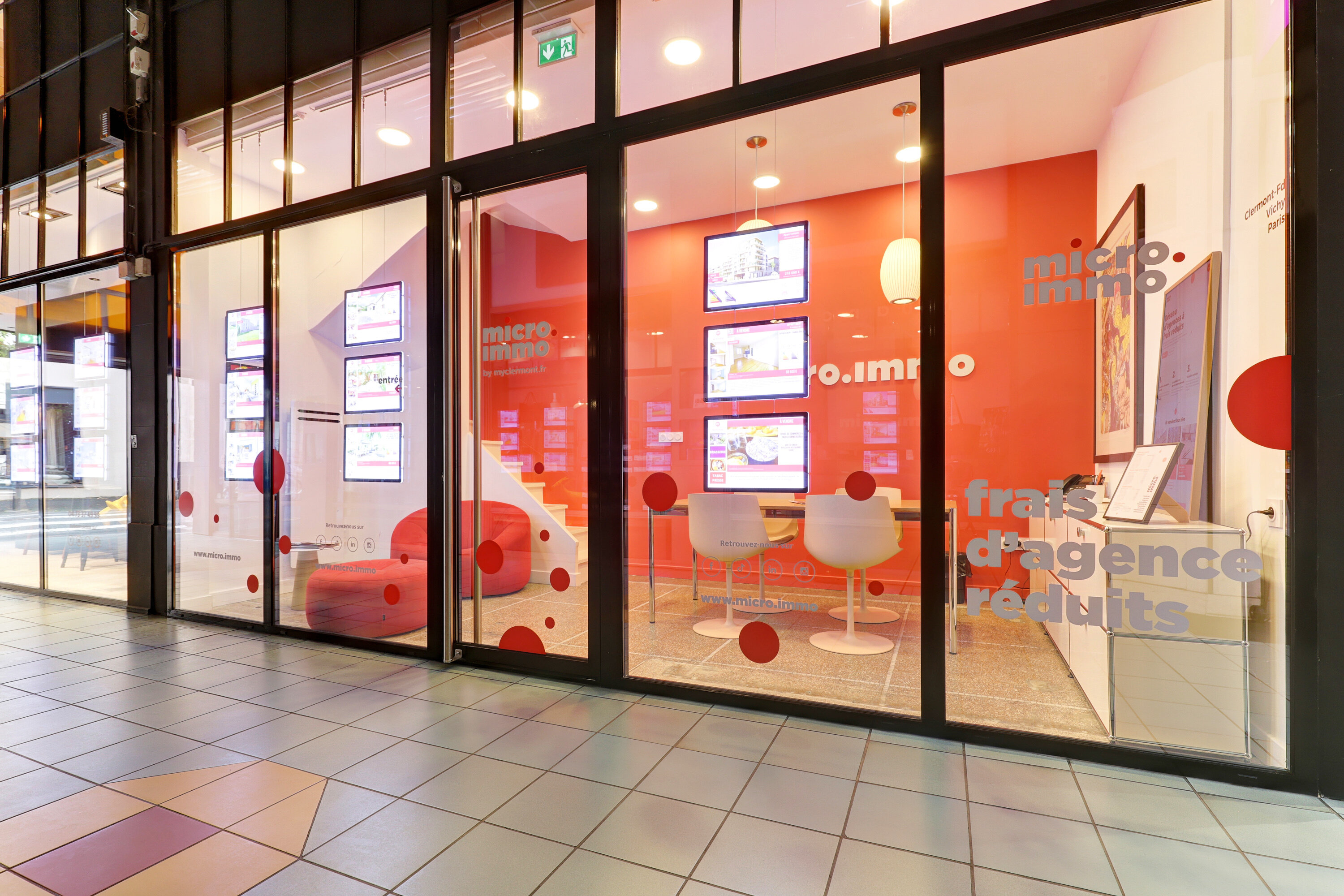 Flagship de micro.immo, à Clermont-Ferrand - © D.R.