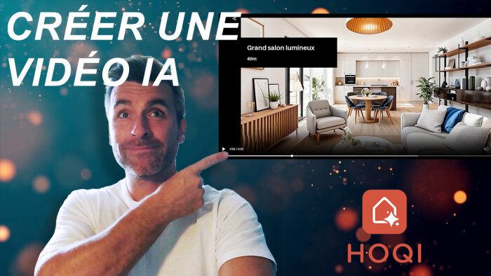 Romain Bertrand et Hoqi lancent un éditeur de vidéos pour les agents immobiliers. - © D.R.