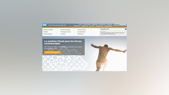 SAP annonce une croissance à 3 chiffres sur le cloud en France