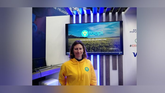 Créée en 2019, la start-up Toopi Organics, dirigée par Alexandra Carpentier, connait des débuts prom - © D.R.