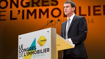 Congrès Fnaim : « Le logement est une priorité du gouvernement », Manuel Valls - © D.R.