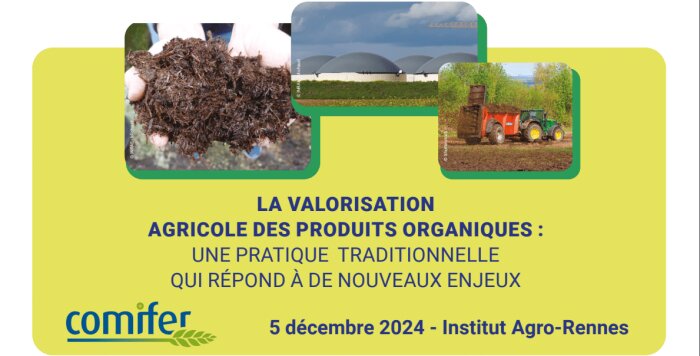 COMIFER - Journée Thématique - 5 décembre 2024 - Institut Agro-Rennes