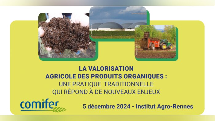 COMIFER - Journée Thématique - 5 décembre 2024 - Institut Agro-Rennes
