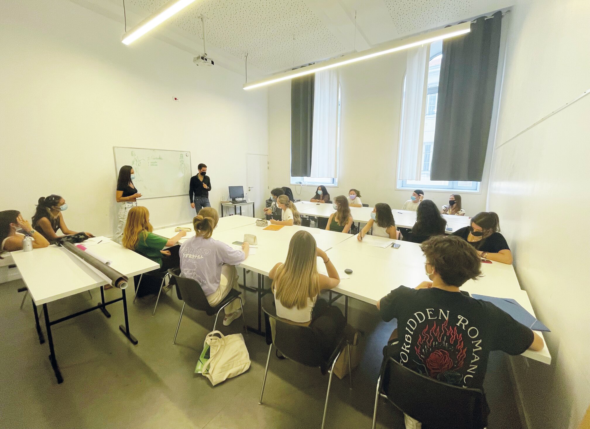 Les étudiants de troisième année encadrent pendant trois jours les nouveaux arrivants - © D.R.