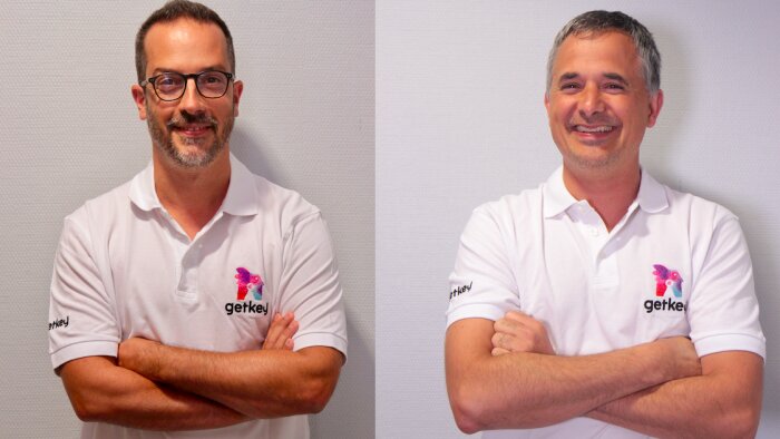 Olivier Garcin et Olivier de Taisne, les dirigeants associés de Getkey - © D.R.