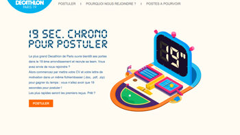 Chez Décathlon, les candidats ont 19 secondes pour convaincre