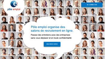 Pôle emploi organise ses premiers salons virtuels