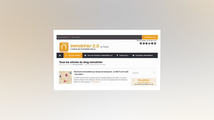 Le blog Immobilier 2.0 fait peau neuve