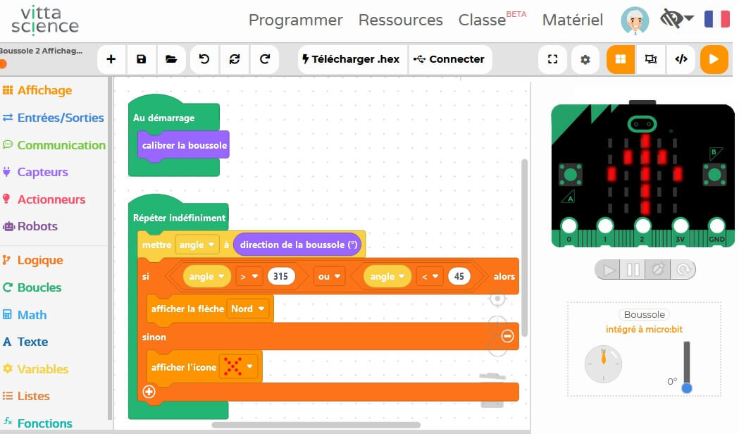 La start-up Vittascience propose notamment des ressources pour apprendre la programmation informatique. - © D.R.