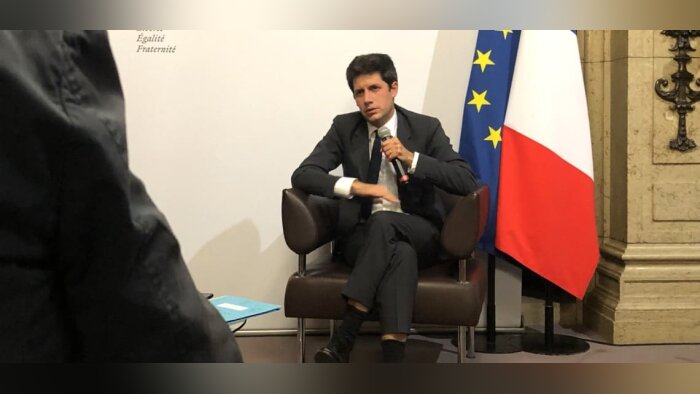 Julien Denormandie, lors d’une intervention à l’Afja, en 2021. - © D.R.