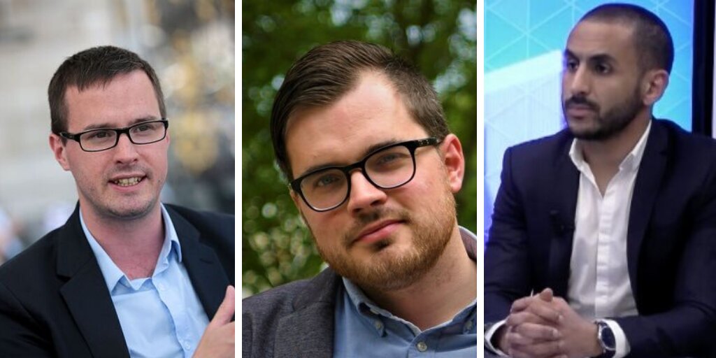 Romain Pierronnet, Hugo Gaillard, Tarik Chakor ont travaillé sur l’étude News Tank - Adoc Mètis. - © D.R.