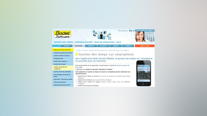 Gérer ses congés depuis son mobile