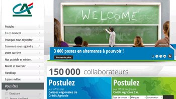 Le site carrière du groupe Crédit Agricole SA fait peau neuve