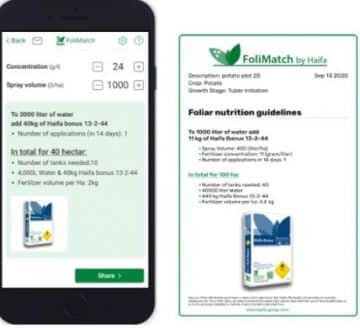 FoliMatch : Programme de nutrition foliaire en 3 étapes simples - © D.R.