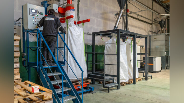Novus a inauguré la première usine française de recyclage de big-bags agricoles en Normandie. - © D.R.