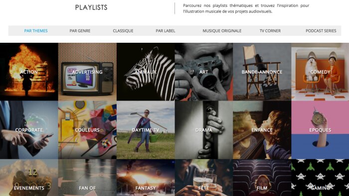 De nombreux « tags » permettent d’affiner sa recherche sur la plateforme. - © D.R.