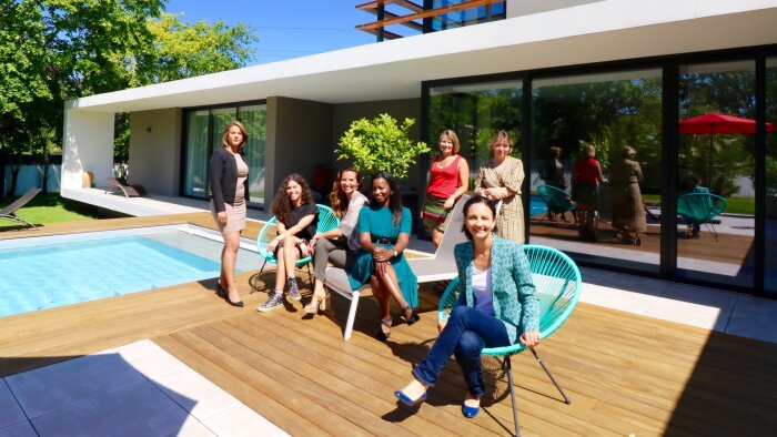 L’équipe de l’agence immobilière Les Villas - © D.R.