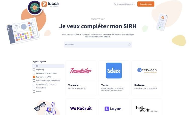 Lucca : marketplace pour son SIRH - © D.R.