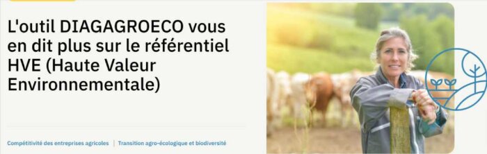 Découvrez librement et simplement le référentiel HVE grâce à l’outil en ligne Diagagroeco
