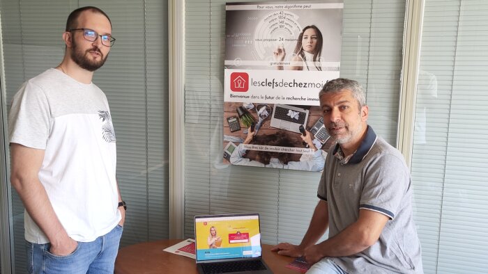 Mikaël Couesnon, président et Sarven Ozgullu, directeur général de la plateforme. - © D.R.