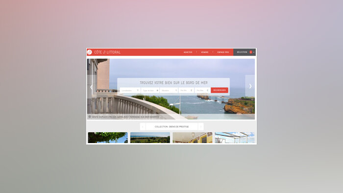 Côte & Littoral : un site de niche avec une tarification à la performance