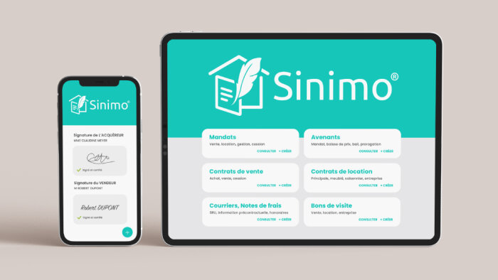 Gros plan sur les nouvelles fonctionnalités de Sinimo - © D.R.