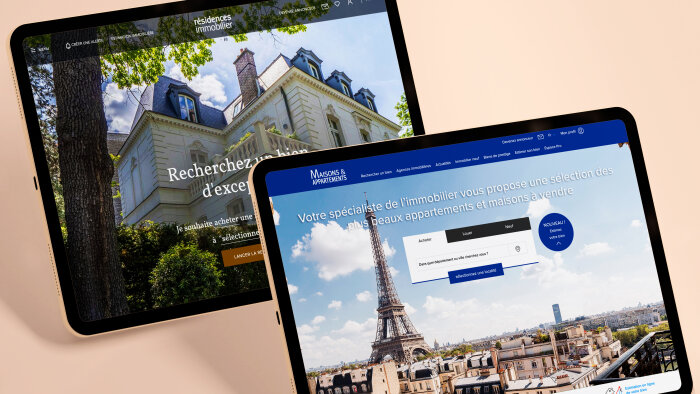 Les sites Résidences Immobilier et Maisons & Appartements. - © D.R.