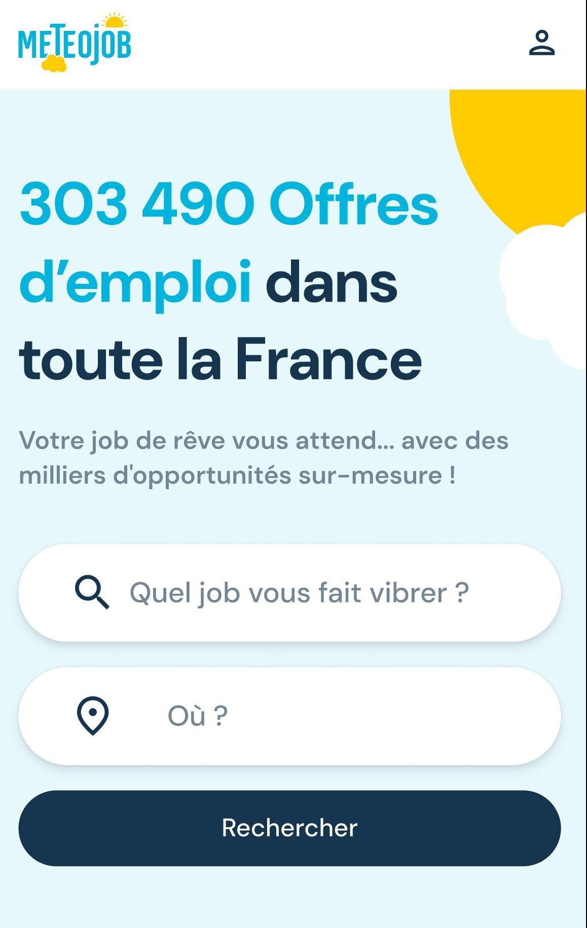 Meteojob : refonte de l’application mobile - © D.R.